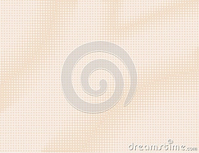 Beige halftone effect background Vector Illustration