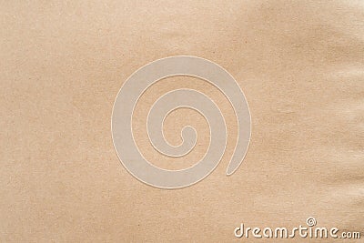 Beige packaging paper. Ecological production, canvas texture, recycling and zero waste technology. Sustainable resource Stock Photo