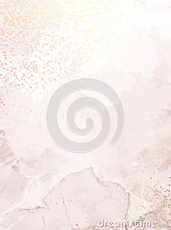 Beige quartz geode vector design frame.Stylish taupe brown glitter texture card. Vector Illustration