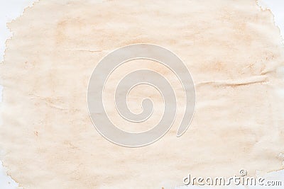 Beige splotch stained paper effect background Stock Photo