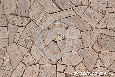 Beige stone background. Stock Photo