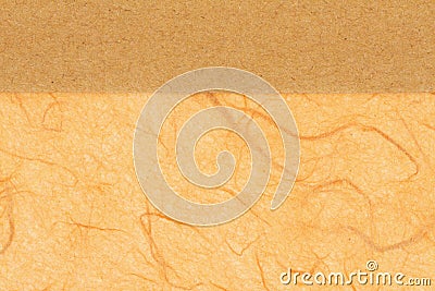 Beige textured cardstock paper with border background Stock Photo