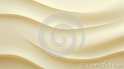 Beige Textured Wave Vector Background - Minimalistic Abstraction Stock Photo