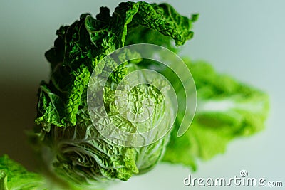 Beijing cabbage close-up Stock Photo