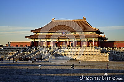 Beijing Forbidden City Palace Editorial Stock Photo