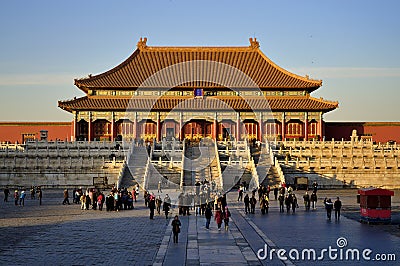 Beijing Forbidden City Palace Editorial Stock Photo