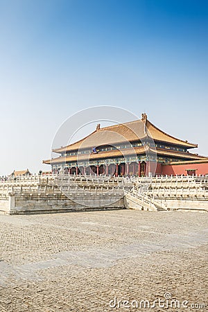 Beijing the imperial palace imperial city Stock Photo