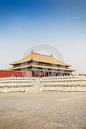Beijing the imperial palace imperial city Stock Photo