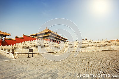 Beijing the imperial palace imperial city Stock Photo