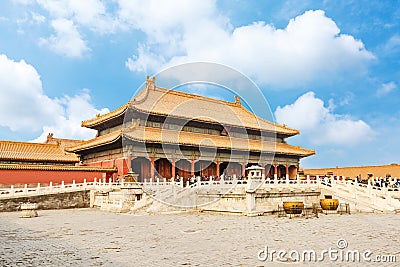 Beijing the imperial palace imperial city Stock Photo