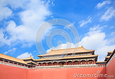 Beijing the imperial palace imperial city Stock Photo