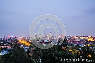 Beijing night Stock Photo