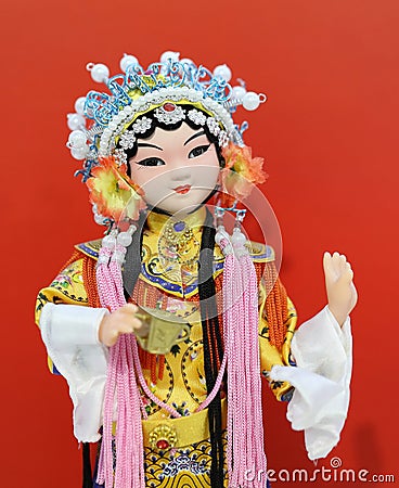 Beijing Opera Puppet Stock Photo