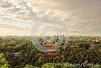 Beijing urban landscape Stock Photo