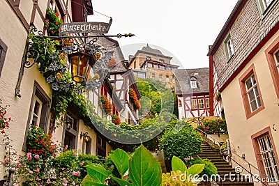 Beilstein small village on the Moselle Editorial Stock Photo