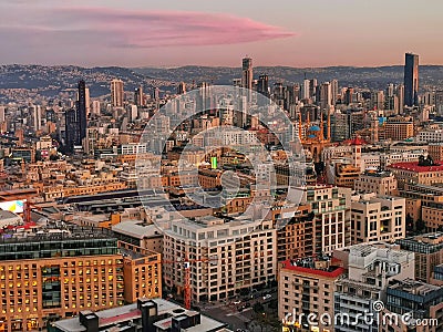 Beirut in Lebanon Editorial Stock Photo