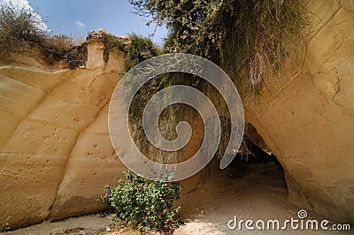 Beit Guvrin(Maresha) caves Stock Photo