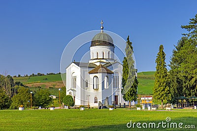 Bela crkva - White church near Krupanj, Serbia Stock Photo