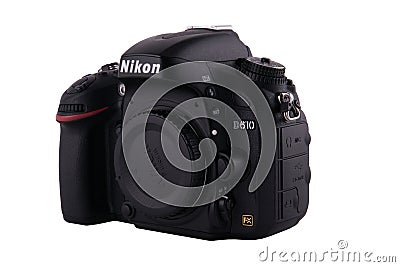 Belarus Minsk January 2018. Nikon d610 photo of a closeup in the Studio Editorial Stock Photo