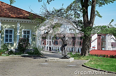 Belarus. Monument to the Belarusian artist Valenti Vankovich. May 21, 2017 Editorial Stock Photo