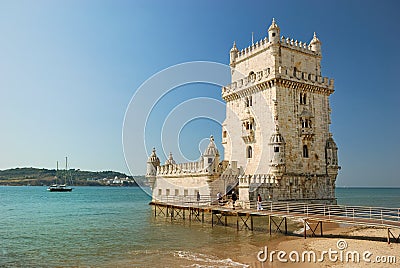 Belem tower in Lisbon Stock Photo