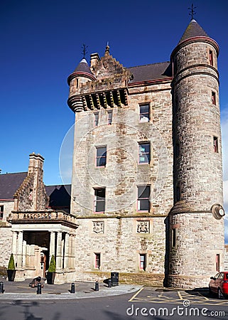 Belfast Castle Stock Photo