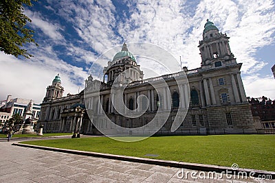 Belfast city hall Stock Photo