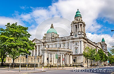 Belfast City Hall - Northern Ireland Stock Photo