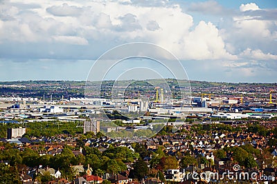 Belfast outskirts Stock Photo