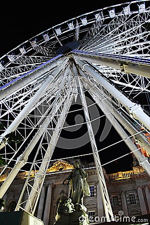 Belfast Wheel Stock Photo