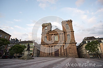 Belfort Cathedral Editorial Stock Photo