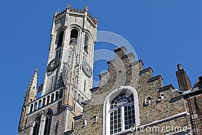 The Belfry of Bruges Stock Photo