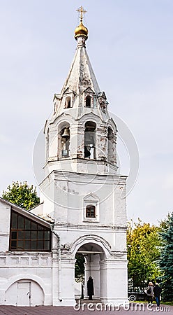 Belfry Church of Our Lady of Kazan in Kolomenskoye, Moscow Editorial Stock Photo