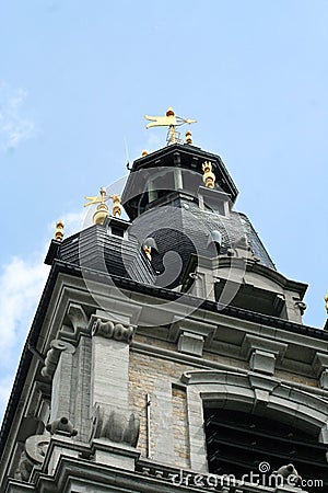 Belfry of Mons, Belgium Stock Photo