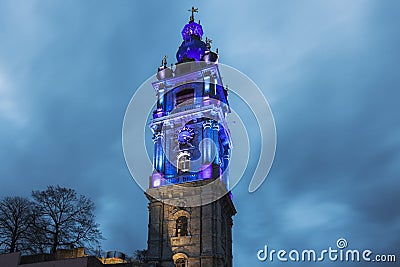 Belfry of Mons Stock Photo