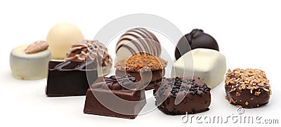 Belgian chocolates Stock Photo