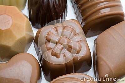 Belgian chocolates Stock Photo