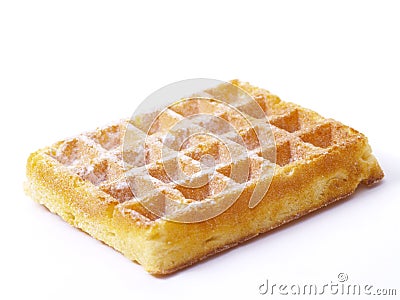 Belgian waffle Stock Photo