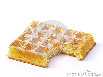 Belgian waffle Stock Photo