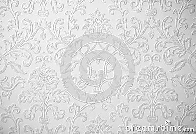 Belgium baroque white Christmas wedding background Stock Photo