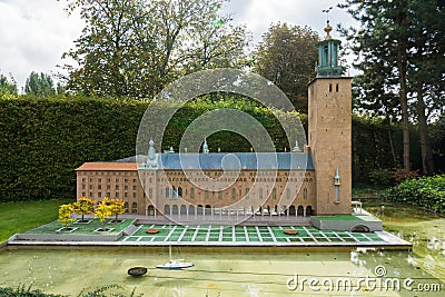 Belgium Brussel. 27 September 2014 Mini Europe on 27 september, Editorial Stock Photo