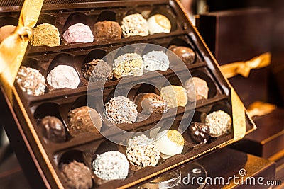 Belgium chocolate Stock Photo