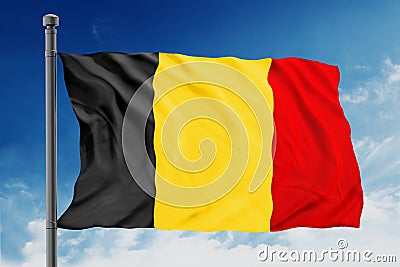Belgium flag Stock Photo