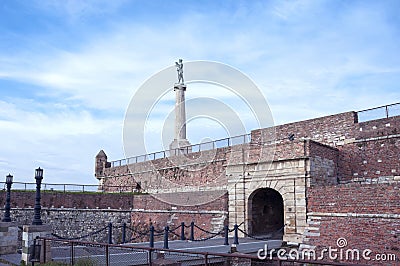 Belgrade Kalemegdan Fortress Serbia Stock Photo