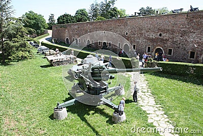 Belgrade military museum Editorial Stock Photo