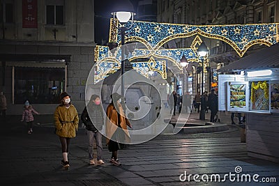 Selective blur on Young people, young asian women, tourists, friends Editorial Stock Photo