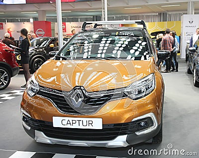 Renault at Belgrade Car Show Editorial Stock Photo