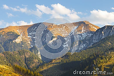 Belianske Tatra Mountains, Slovakia Stock Photo