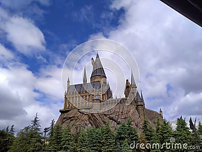 Believe in Harry Potter, believe in the Magic Castle Editorial Stock Photo