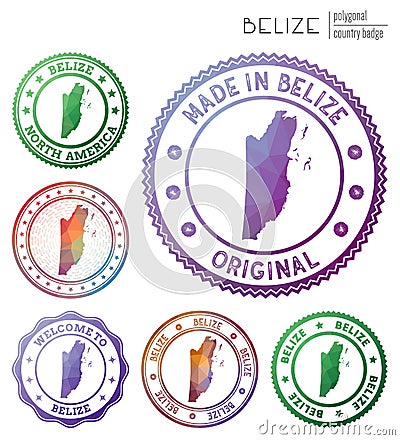 Belize badge. Vector Illustration